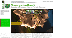 Desktop Screenshot of blumengartenberndt.de